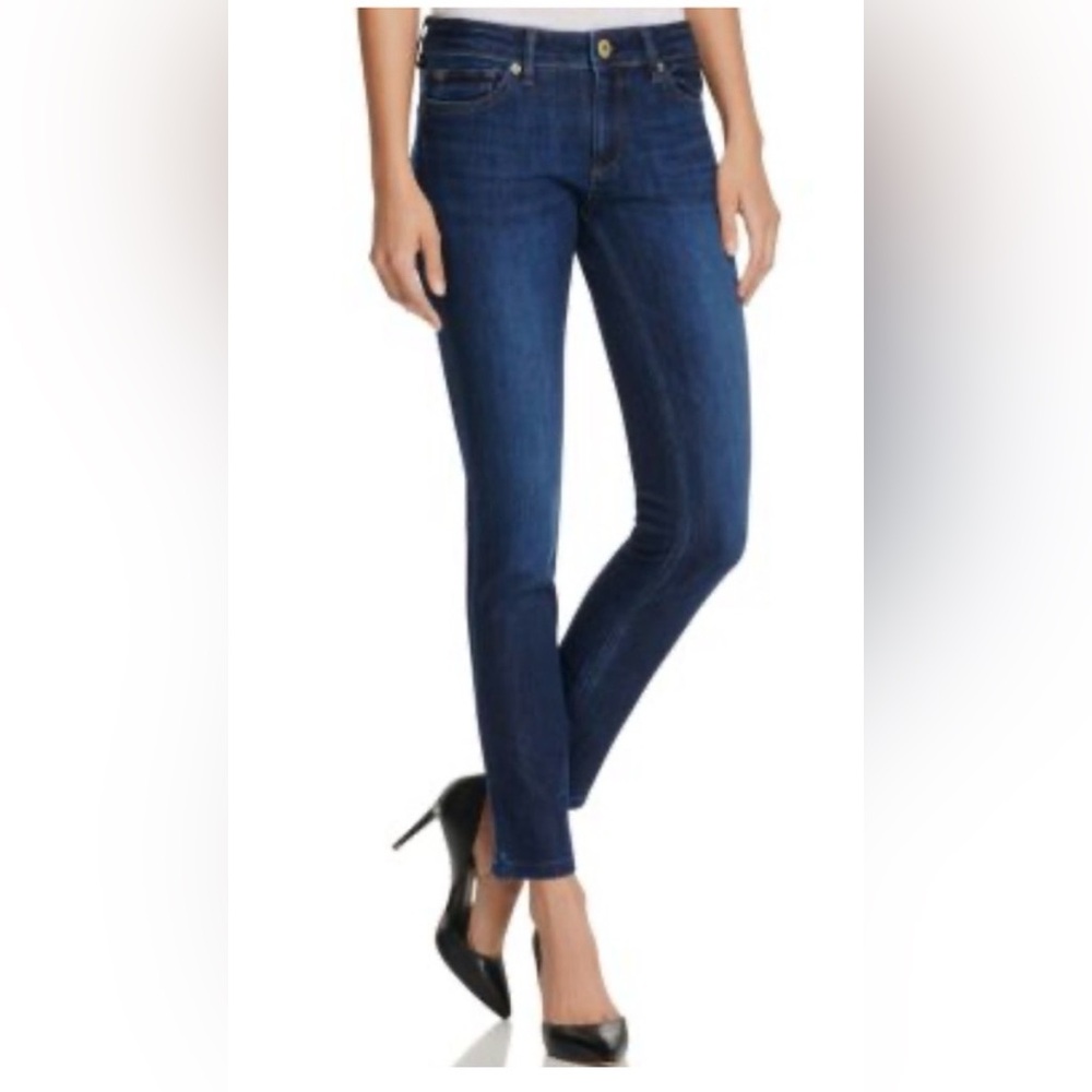 DL1961 Angel Mid-Rise Skinny Ankle Jeans – Zeppelin Wash (Size 29)